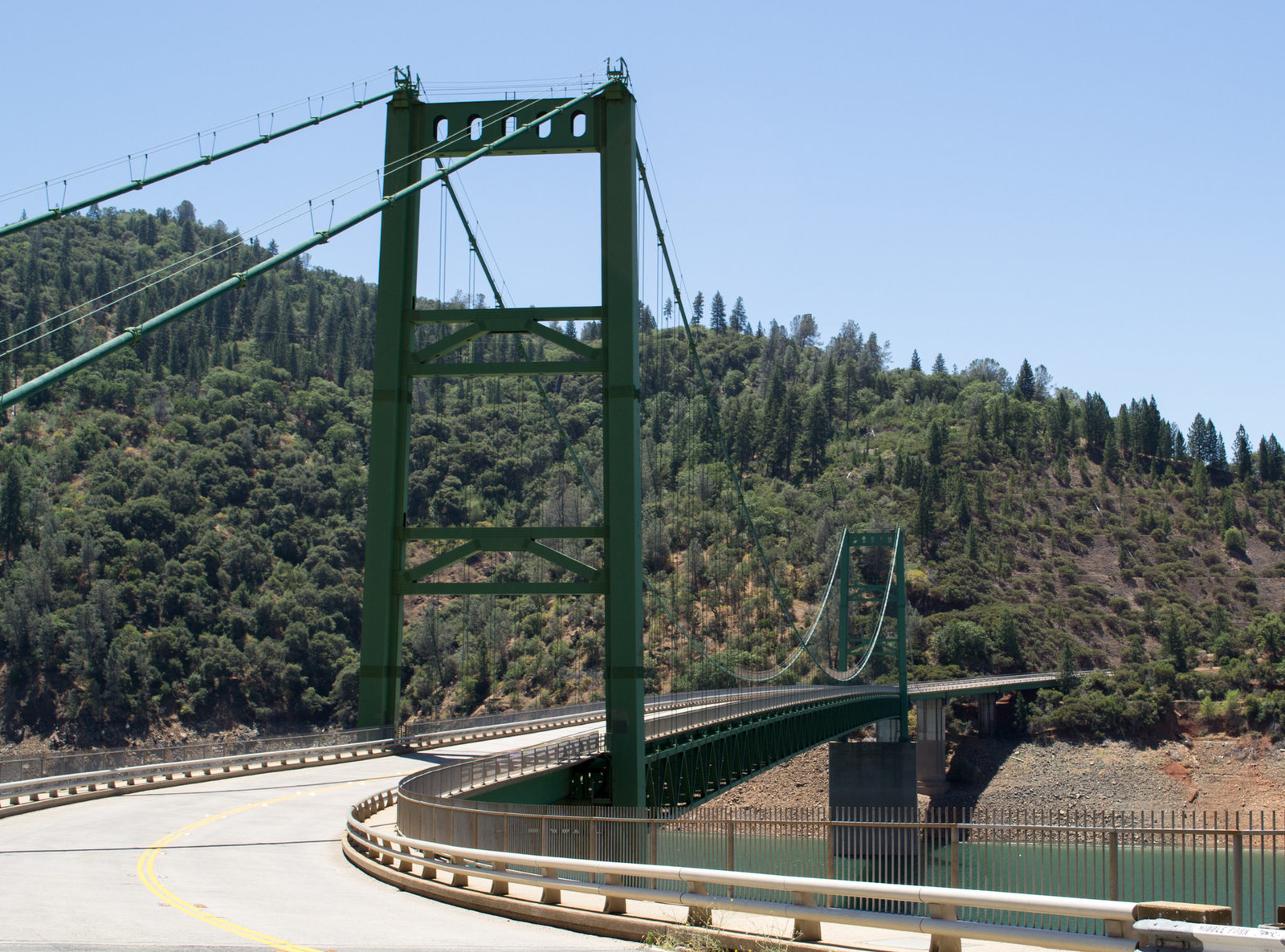 Oroville Bidwell Bar Suspension Bridge (0146)