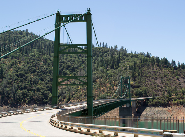 Oroville Bidwell Bar Suspension Bridge (0146)