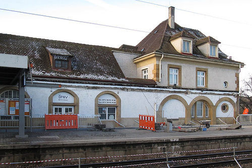 Bahnhof Feuerbach - 3 Tage nach dem Unfall