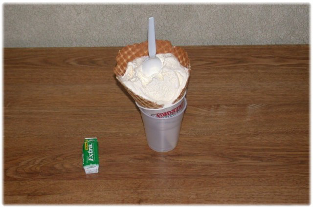Way too much ice cream