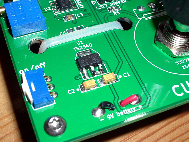 Voltage regulator 1k bodge