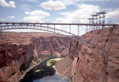 Glen Canyon Bridge from Glen Canyon Dam