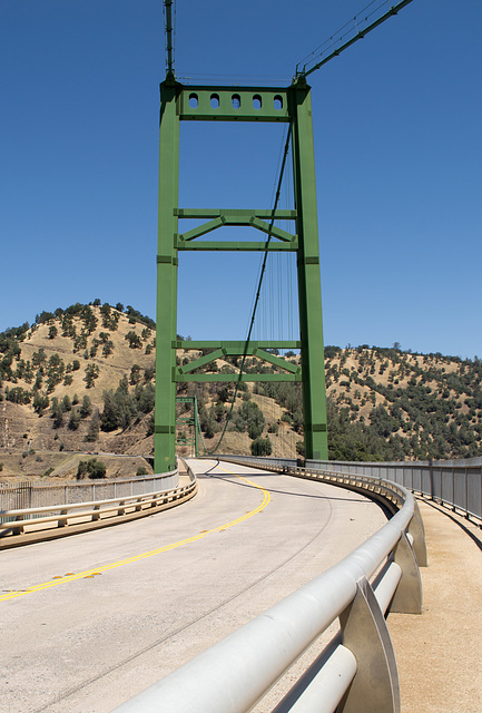 Oroville Bidwell Bar Suspension Bridge (0139)