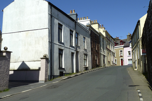 Isle of Man 2013 – Station Road in Peel