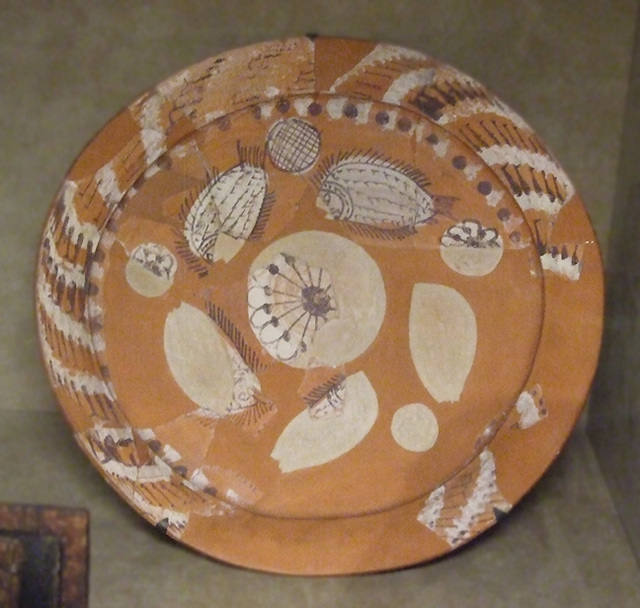 Fragmentary Platter with Fish and Rosettes in the Metropolitan Museum of Art, January 2011