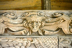 Château de Kerjean 2014 – Wood carving in the chapel