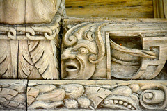 Château de Kerjean 2014 – Wood carving in the chapel