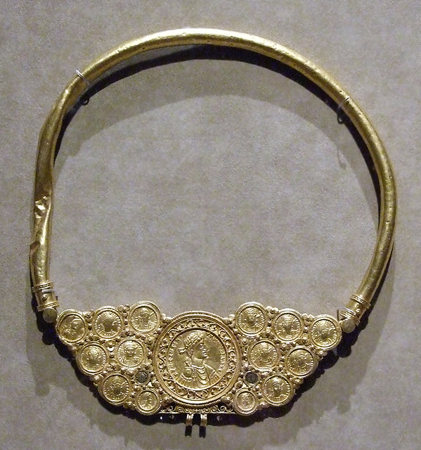 Byzantine Pectoral with Coins and Pseudo-Medallion in the Metropolitan Museum of Art, January 2011