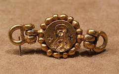 Gold Clasp with an Intaglio Medallion of the Virgin and Child in the Metropolitan Museum of Art, April 2010