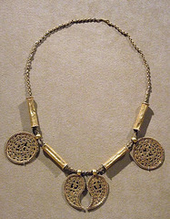 Byzantine Gold Necklace with Pendants in the Metropolitan Museum of Art, Oct. 2007