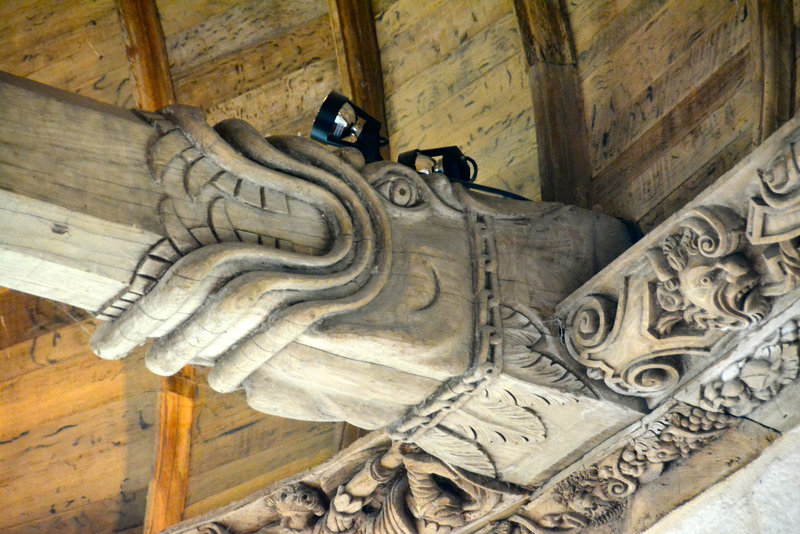 Château de Kerjean 2014 – Wood carving in the chapel