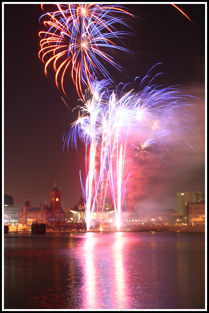 Bay fireworks