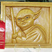 Wood Carving of Yoda at the Queens County Farm Museum Fair, September 2008