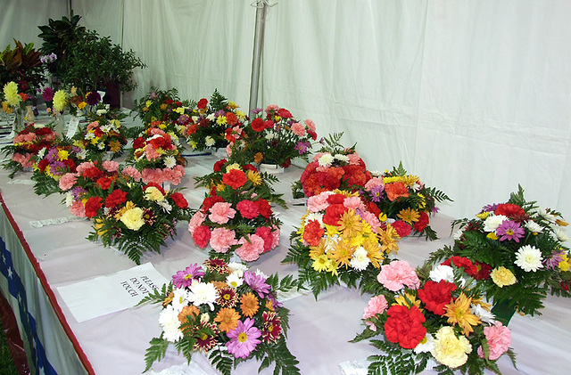 Flower Arrangements at the Queens County Farm Museum Fair, September 2008