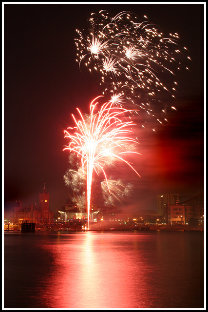 Bay fireworks