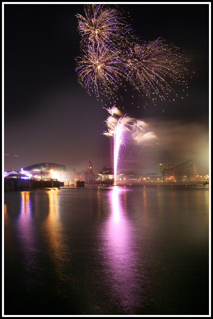 Bay fireworks