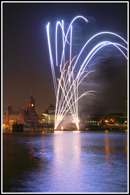 Bay fireworks