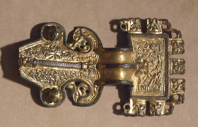 Square-Headed Bow Brooch in the Metropolitan Museum of Art, April 2011