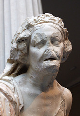 Detail of the Face of the "Old Market Woman" in the Metropolitan Museum of Art, July 2007