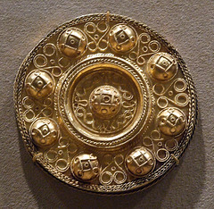 Gold Disc Brooch in the Metropolitan Museum of Art, January 2010