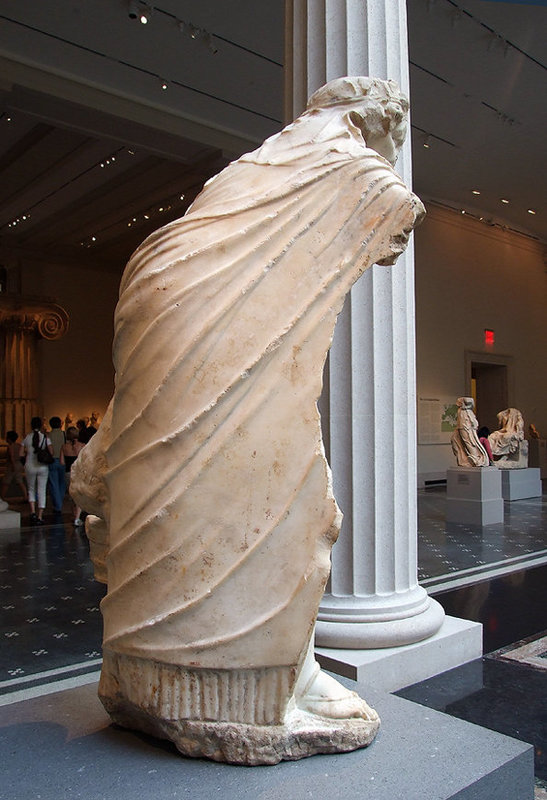 The Back of the "Old Market Woman" in the Metropolitan Museum of Art, July 2007