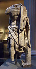 Marble Old Fisherman Sculpture in the Metropolitan Museum of Art, May 2007