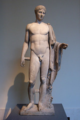 Marble Statue of Hermes in the Metropolitan Museum of Art, July 2007