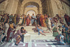 The School of Athens Fresco by Raphael in the Vatican Museum, Dec. 2003