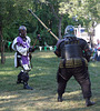 Viceroy Alexandre & Lord John the Bear Fighting at the Queens County Farm Fair Demo, September 2007