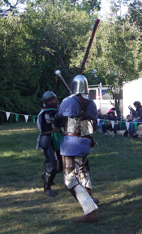 Avran and Lord Ervald Fighting at the Queens County Farm Fair, September 2007