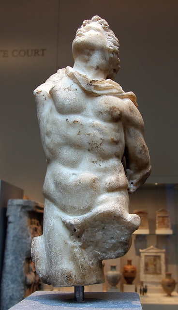 Marble Statuette of a Male Figure with Shaggy Hair in the Metropolitan Museum of Art, Sept. 2007