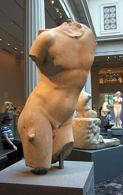 Marble Torso of Eros in the Metropolitan Museum of Art, July 2007