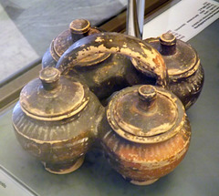 Black-Glazed Kernos from Orte in the Vatican Museum, July 2012