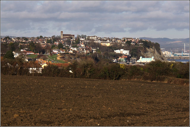 Penarth from across the fields