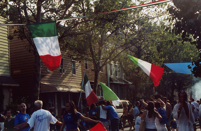 Brooklyn (Williamsburg) Celebrating Italy Winning  the World Cup, July 2006