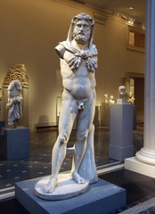 Marble Statue of a Bearded Hercules in the Metropolitan Museum of Art, July 2007