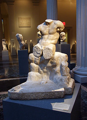 Marble Statue of Herakles Seated on a Rock in the Metropolitan Museum of Art,  July 2007