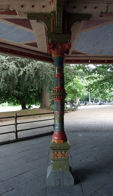 A Column inside the Oriental Pavilion in Prospect Park, August 2007