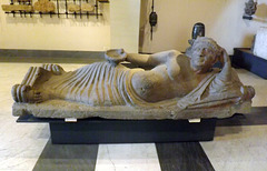 Lid of an Etruscan Sarcophagus with a Reclining Man in the Vatican Museum, July 2012