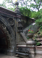 A Stone Bridge in Prospect Park, August 2007