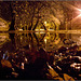 Flooded churchyard