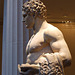 Detail of a Marble Statue of a Youthful Herakles in the Metropolitan Museum of Art, July 2007