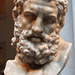 Roman Copy of a Marble Head of Herakles by Lysippos in the Metropolitan Museum of Art, July 2007