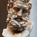 Roman Copy of a Marble Head of Herakles by Lysippos in the Metropolitan Museum of Art, July 2007