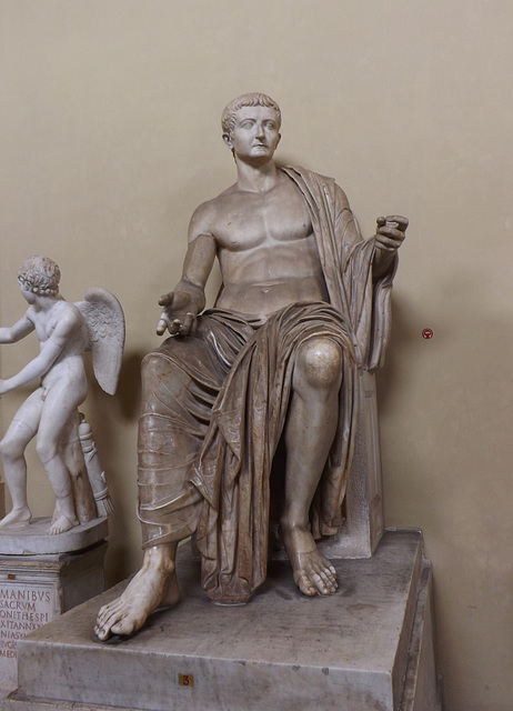 Statue of Tiberius in the Vatican Museum, July 2012