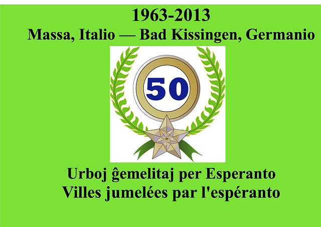 60 — Massa poste ĝemeliĝis ankaŭ per Esperanto kun Kameoka, Japanio, kaj Knittelfeld, Aŭstrio. Vd : Trarigardo de la E-Gazetaro - 25.04.06 / Massa s'est ensuite jumelée avec Kameoka, au Japon, et K 60 — Massa poste ĝemeliĝis ankaŭ per Esperanto kun Kameoka, Japanio, kaj Knittelfeld, Aŭstrio. Vd : Trarigardo de la E-Gazetaro - 25.04.06 / Massa s'est ensuite jumelée avec Kameoka, au Japon, et K