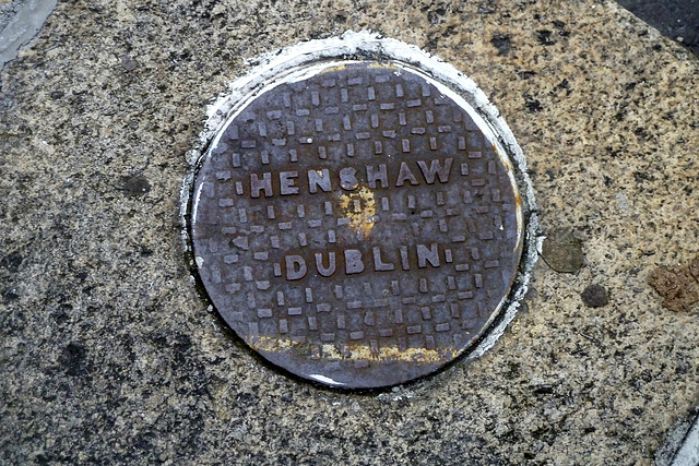 Dublin 2013 – Drain cover of Henshaw, Dublin