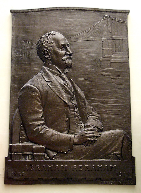 Abraham Abraham Commemorative Relief inside Macy's in Downtown Brooklyn, May 2008