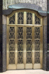 Art Deco Elevator inside the Macy's in Downtown Brooklyn, May 2008