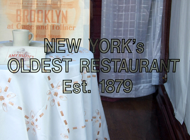 Gage and Tollner, NY's Oldest Restaurant in Brooklyn, May 2008